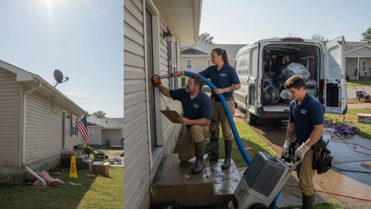 Ceiling Water Damage Restoration in Dodson, TX near me